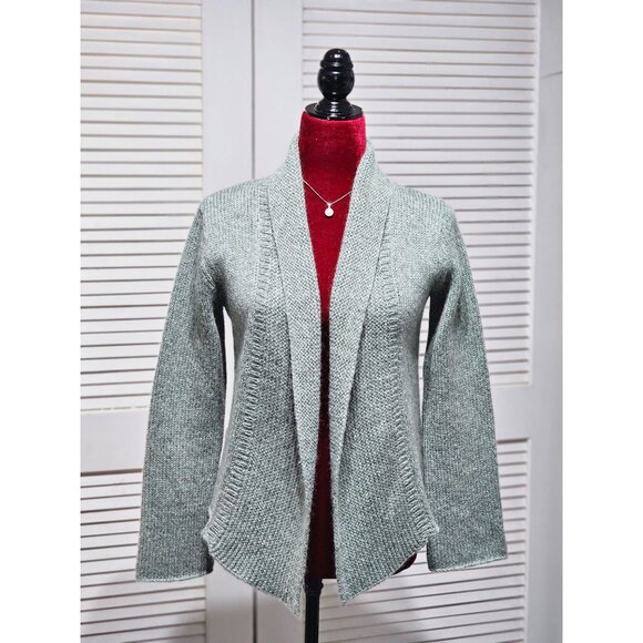 Eileen Fisher Sweaters - Eileen Fisher Women's Moss Green Wool/Mohair Blend Cardigan Sweater Sz SP 2209